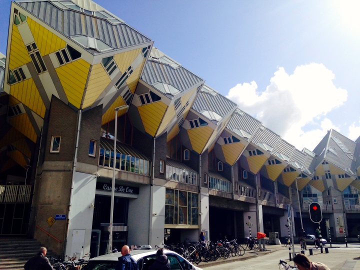 The Cube Houses in Rotterdam. Just one example of the city's innovative architecture. 