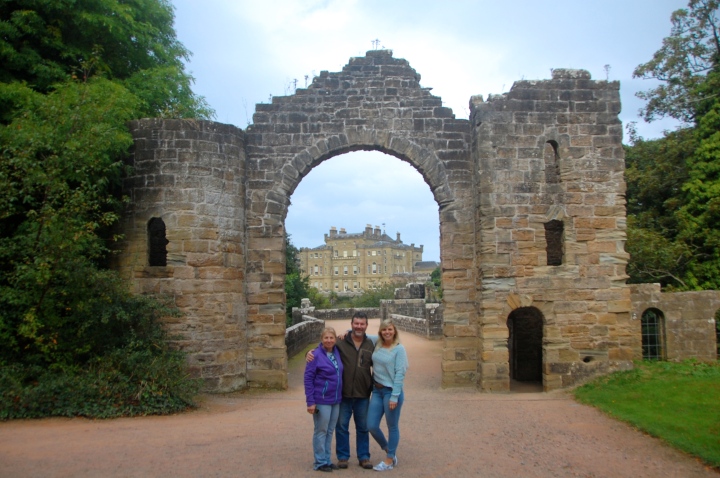 The entrance gates to the Culzean